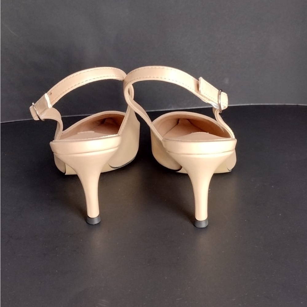 Joy in love Women's Black and Tan Slingback Heels size 8 brand new w/out box - Picture 4 of 6